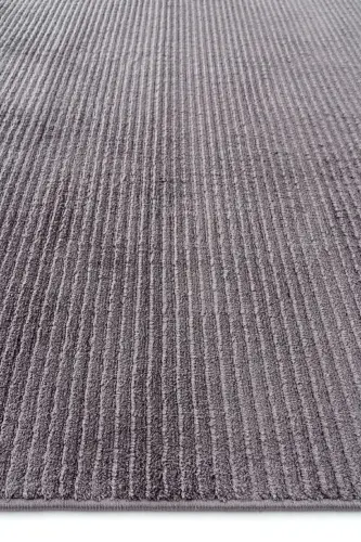 Vetrina 3604 Anthracite Soft Texture Rug Carpet Living Room Kitchen Hallway Cut Runner Woven Machine Carpet-Anthracite - 6