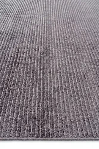 Vetrina 3604 Antratsit Yumshoq Doku Gilam Kilim Salon Oshxona Koridor Kesma Yo'lak To'quv Mashina Gilami-Antratsit - 6