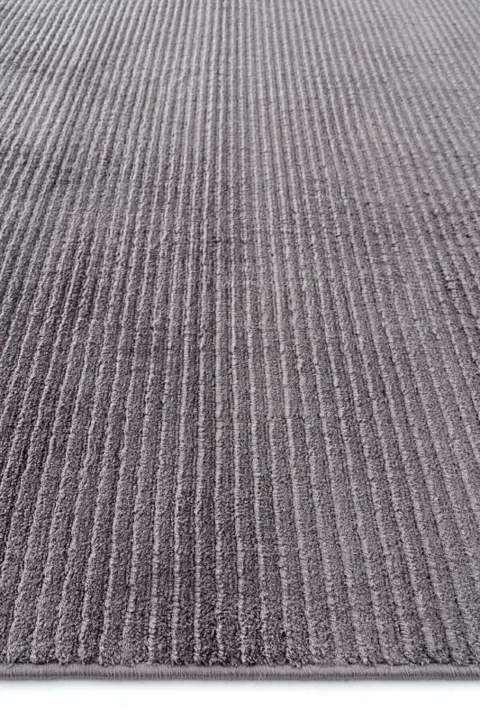 Vetrina 3604 Antratsit Yumshoq Doku Gilam Kilim Salon Oshxona Koridor Kesma Yo'lak To'quv Mashina Gilami-Antratsit - 6