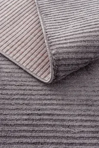 Vetrina 3604 Antratsit Yumshoq Doku Gilam Kilim Salon Oshxona Koridor Kesma Yo'lak To'quv Mashina Gilami-Antratsit - 7