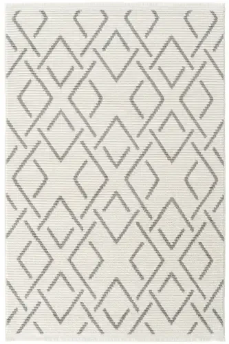 Vetrina 3609 Cream Soft Texture Rug Kilim Living Room Kitchen Corridor Cut Runner Woven Machine Carpet-Cream 2 - 7