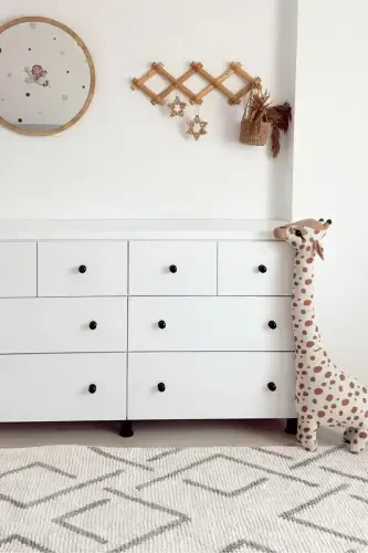 Vetrina 3609 Krem Yumuşak Dokulu Halı Kilim Salon Mutfak Koridor Kesme Yolluk Dokuma Makine Halısı-Krem 2 - 4