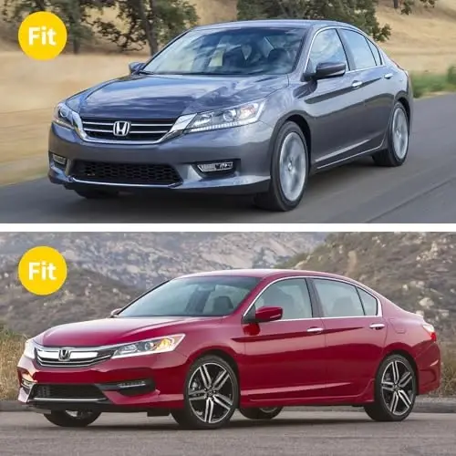 Ветровики для Honda Accord 2008-2017, дефлекторы окон, козырьки от дождя, темно-дымчатые 08 09 10 11 12, на скотче, 4 шт. 
