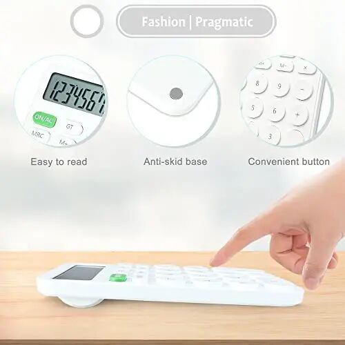 VEWINGL 2 Pack Basic Desktop Calculators - 3