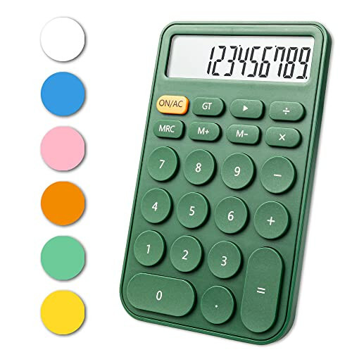 VEWINGL Standard Calculator 12 Digit,Desktop Large Display and Buttons,Calculator with Large LCD Display for Office,School, Home & Business Use,Automatic Sleep,with Battery - 1