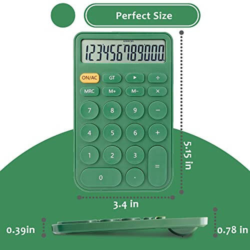 VEWINGL Standard Calculator 12 Digit,Desktop Large Display and Buttons,Calculator with Large LCD Display for Office,School, Home & Business Use,Automatic Sleep,with Battery - 6