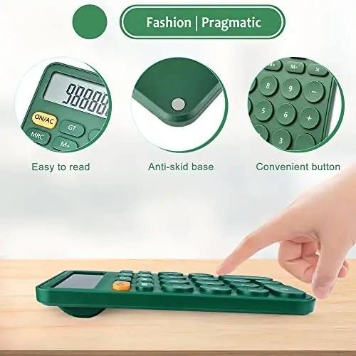 VEWINGL Standard Calculator, 12 Digit Large Display Desktop Calculator with Big Buttons for Office, School, Home & Business - VEWINGL (1)