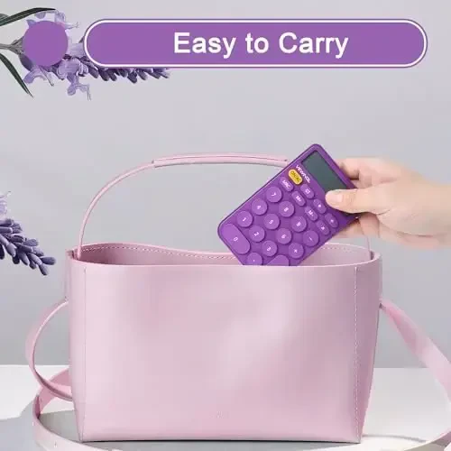 VEWINGL Standard Calculator 12 Digit,Desktop Large Display and Buttons,Calculator with Large LCD Display for Office,School, Home & Business Use,Automatic Sleep,with Battery - 5