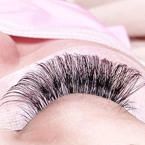 VEYES INC Classic Volume Lash Extensions 0.03-0.20 J/B/L/C/CC/D/DD Curl 5-25mm Mixed & Single Length Tray, Premium Silk Eyelashes, Professional Supplies for Lash Techs(Matte Black 0.07 C 8-16mm) - 6