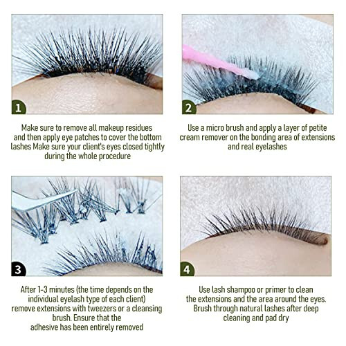 VEYES INC Lash Remover For Lash Extensions 5ml Professional Eyelash Removal Cream Fast Dissolution Lash Extension Remover Low Irritation - 5