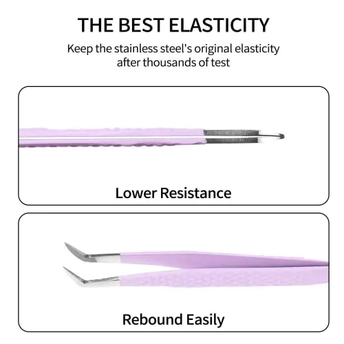 VEYES INC High Precision Eyelash Extension Tweezers Volume G01 Lash Tweezers For Professional Eyelash Extension - 4