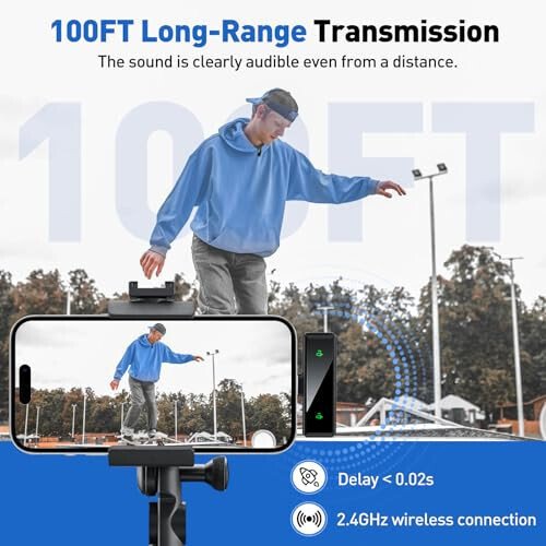 VEZQUA USB C simsiz Lavalier Mikrofoni Android, PC, Laptop, iPhone 15/16, Shovqinni yo'q qilish xususiyatli USB Mikrofon, Videoyozuv, Vlog, YouTube, TikTok uchun simsiz Lavalier Mikrofoni - 6