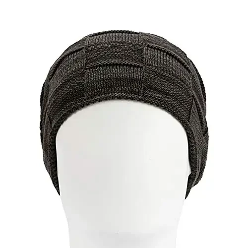 Vgogfly Slouchy Beanie for Men Winter Hats for Guys Cool Beanies Mens Lined Knit Warm Thick Skully Stocking Binie Hat - 2