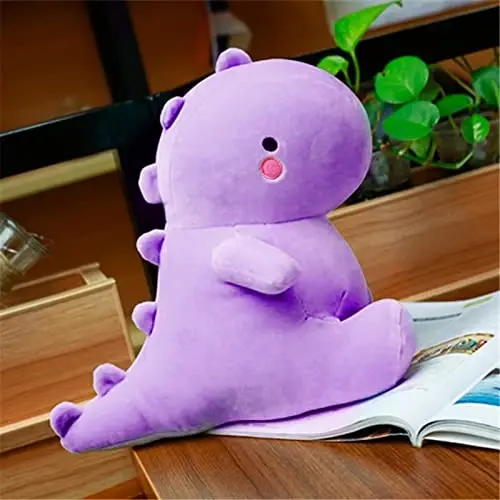 VHYHCY Cute Dinosaur Plush Toys, Fat Dinosaur Stuffed Animals Toys Dolls, Soft Plush Stuffed Animal Dino Plushie, Birthday Gifts for Kids Girl Boys Purple 12 inch - VHYHCY (1)