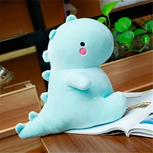 VHYHCY Cute Dinosaur Plush Toys, Fat Dinosaur Stuffed Animals Toys Dolls, Soft Plush Stuffed Animal Dino Plushie, Birthday Gifts for Kids Girls Boys Blue 20 inch - 2