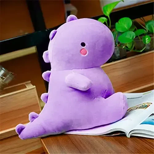 VHYHCY Cute Dinosaur Plush Toys, Fat Dinosaur Stuffed Animals Toys Dolls, Soft Plush Stuffed Animal Dino Plushie, Birthday Gifts for Kids Girls Boys Purple 20 inch - VHYHCY (1)