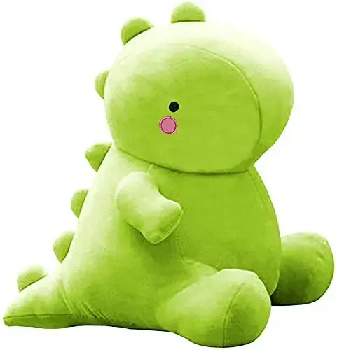 VHYHCY Cute Dinosaur Plush Toys, Fat Dinosaur Stuffed Animals Toys Dolls, Soft Plush Stuffed Animal Dino Plushie, Birthday Gifts for Kids Girls Boys Green 20 inch - VHYHCY
