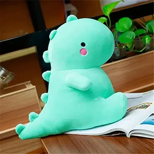 VHYHCY Cute Dinosaur Plush Toys, Fat Dinosaur Stuffed Animals Toys Dolls, Soft Plush Stuffed Animal Dino Plushie, Birthday Gifts for Kids Girls Boys Light Blue 12 inch - VHYHCY (1)
