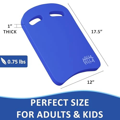 VIAHART Aquapella Swimming Kickboard - One Size Fits All - A Great Training Aid for Children and Adults - 6