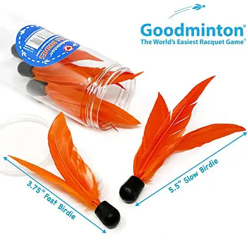 VIAHART Goodminton - The World's Easiest Racquet Game 6 Extra Birdies - 3