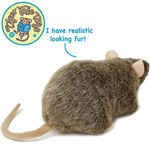 VIAHART Reuben The Rat - 7 Inch Stuffed Animal Plush Mouse - by TigerHart Toys - 38