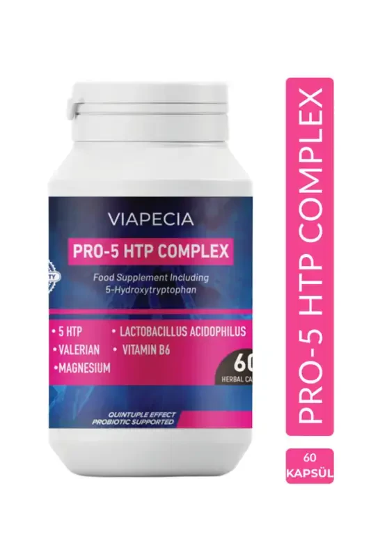 Vıapecıa Pro-5 Htp Complex 5-Effect Probiotic Support - 30 Tablets - VIAPECIA