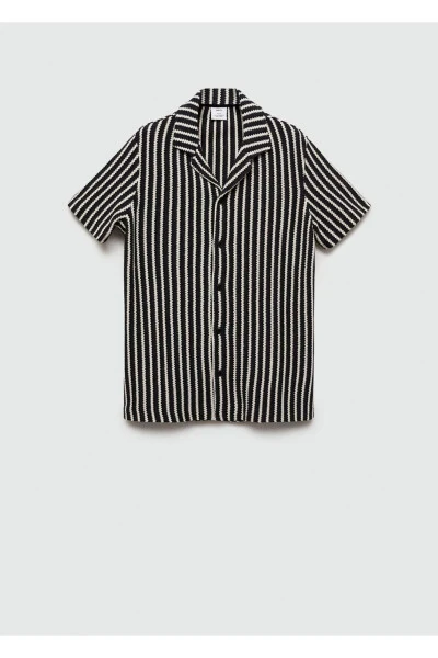 Вязаная крючком трикотажная рубашка - 3