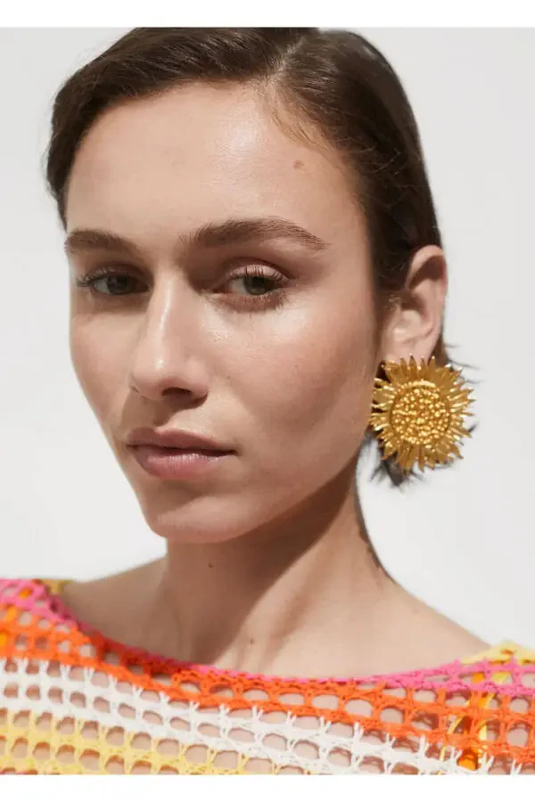 Вязаный крючком свитер - 6