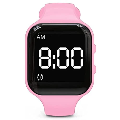 Vibrating Alarm Watch Waterproof Wake Up Watch Silent Medical Reminder Watch - with Timer and 15 Daily Alarms (Pink Square - Waterproof) - ShenZhen Ultranet Technology Limited