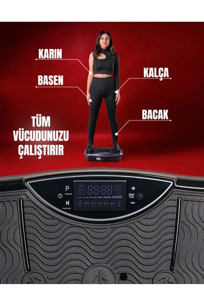 Vibratsion mashq qilish sport massaj qisqartirish qurilmasi vazn yo'qotish selülit tebranish apparati Vibratsion platforma - GENEL MARKALAR (1)