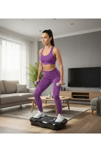 Vibro Vibration Plate Exercise and Vibration Hip Abdomen Arm Leg Sports Equipment - 4