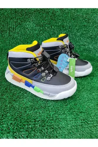 VİCCO ELLEN YORİТG'İCHLİ QORA O'G'IL BOLALAR SPORT BOTİ - QORA - 1