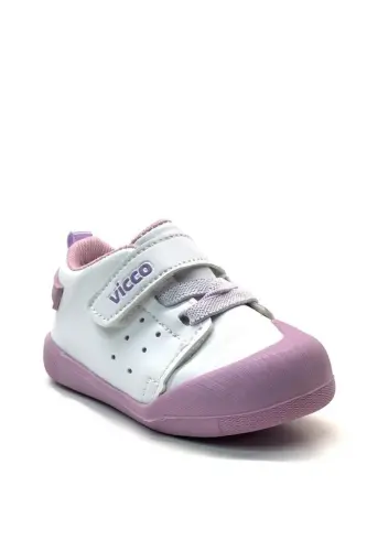 ViccoOli Ortopedik Kız Bebek Lila Ilk Adım Ayakkabı-Lila - 2