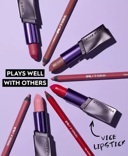 Vice Glide-On Lip Liner Pencil, Full Size - Manic (Rosy Wine) - 9