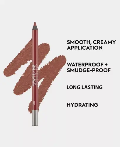 Vice 24/7 Glide-On Lip Liner Pencil-1993 (medium brown) - 4