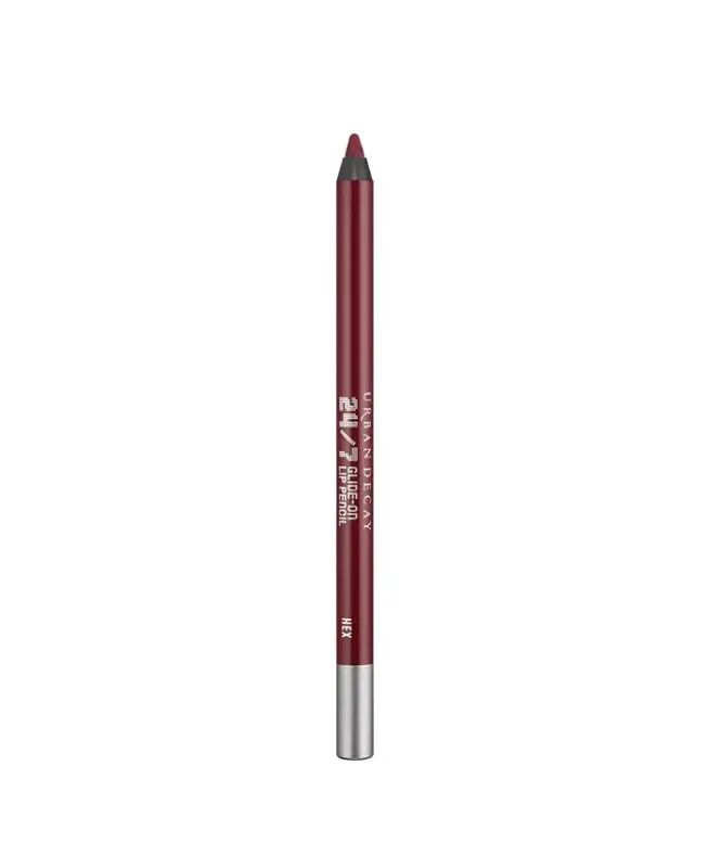 Vice 24/7 Glide-On Lip Liner Pencil-Hex (deep red wine) - 1