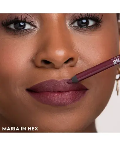 Vice 24/7 Glide-On Lip Liner Pencil-Hex (deep red wine) - 6