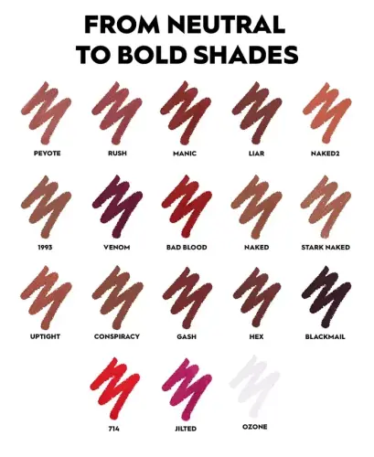 Vice Glide-On Lip Liner Pencil, Full Size - Conspiracy (plum-bronze) - 6