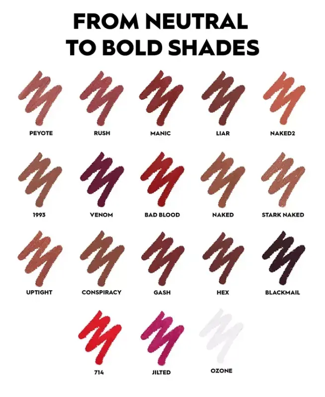 Vice Glide-On Lip Liner Pencil, Full Size - Conspiracy (plum-bronze) - 6
