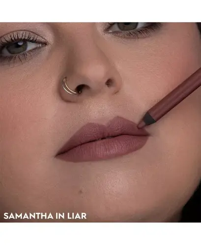 Vice 24/7 Glide-On Lip Liner Pencil-Liar (mauve nude) - 7