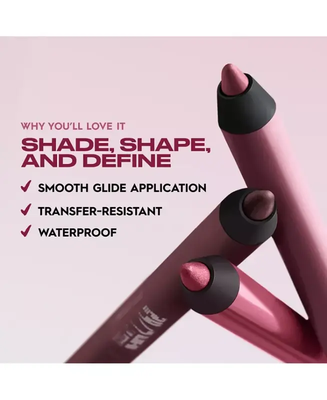 Vice Glide-On Lip Liner Pencil, Full Size - Cool Brown - 2