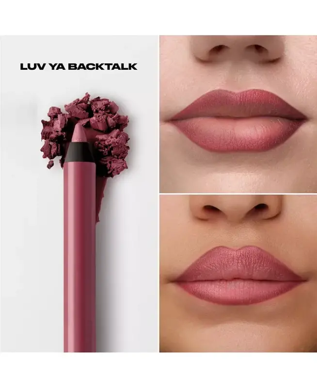 Vice Glide-On Lip Liner Pencil, Full Size - Luv Ya Backtalk (Medium Warm Mauve) - 2