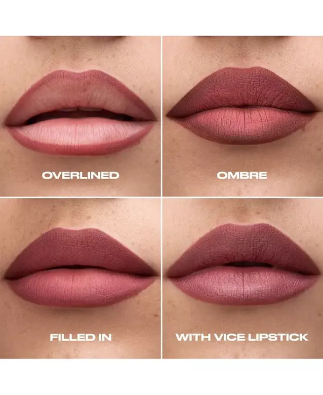 Vice Glide-On Lip Liner Pencil, Full Size - Luv Ya Backtalk (Medium Warm Mauve) - 5