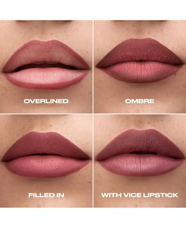 Vice Glide-On Lip Liner Pencil, Full Size - Luv Ya Backtalk (Medium Warm Mauve) - 11