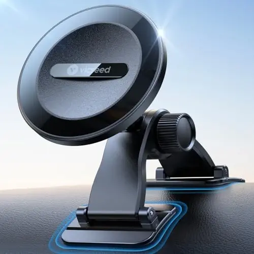 VICSEED 2025 Upgrade for MagSafe Car Mount [Strongest Dashboard Adhesive & 25N Magnetic] Cell Phone Holders for Your Car, 360° Adjustable Phone Holder Mount for All Smartphones & Vehicles - VICSEED