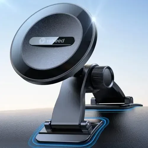 VICSEED 2025 Upgrade for MagSafe Car Mount [Strongest Dashboard Adhesive & 25N Magnetic] Cell Phone Holders for Your Car, 360° Adjustable Phone Holder Mount for All Smartphones & Vehicles - 1