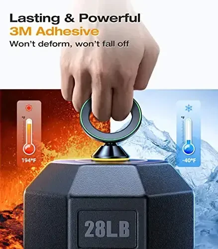 VICSEED 2025 Upgrade for MagSafe Car Mount, [Military-Grade] [High & Low Temp Resistance] Magnetic Phone Holder for Car Dashboard 360 Rotatable Car Phone Holder Mount for iPhone 17 Pro Max 16 15 14 13 - VICSEED (1)