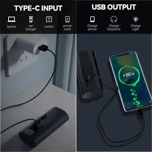 VICTAGEN Velosiped Chiroqlari Old va Orqa - Yuqori Yorqinlik 8500lm Qayta Zaryadlanuvchi Velosiped Chiroqlari Tunovda Yurish Uchun - Yo'llarda va Tog'larda Velosipedda Yurish Uchun Uzoq Muddatli Xavfsizlik Chiroqlari - 6