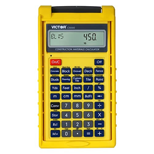 Victor C5000 Construction Materials Calculator with Protective Case - 1