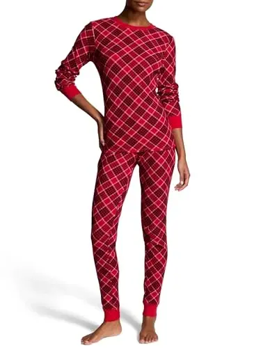 Victoria's Secret Thermal Pajama Set, Long Sleeve Shirt and Pants, Sleepwear for Women (XS-XXL) - 1